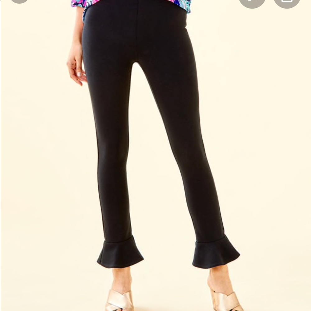 NWT Lilly Pulitzer Nira Ruffle Leggings